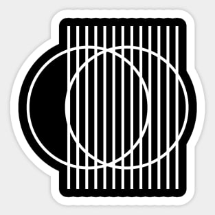 two intersecting circles Sticker